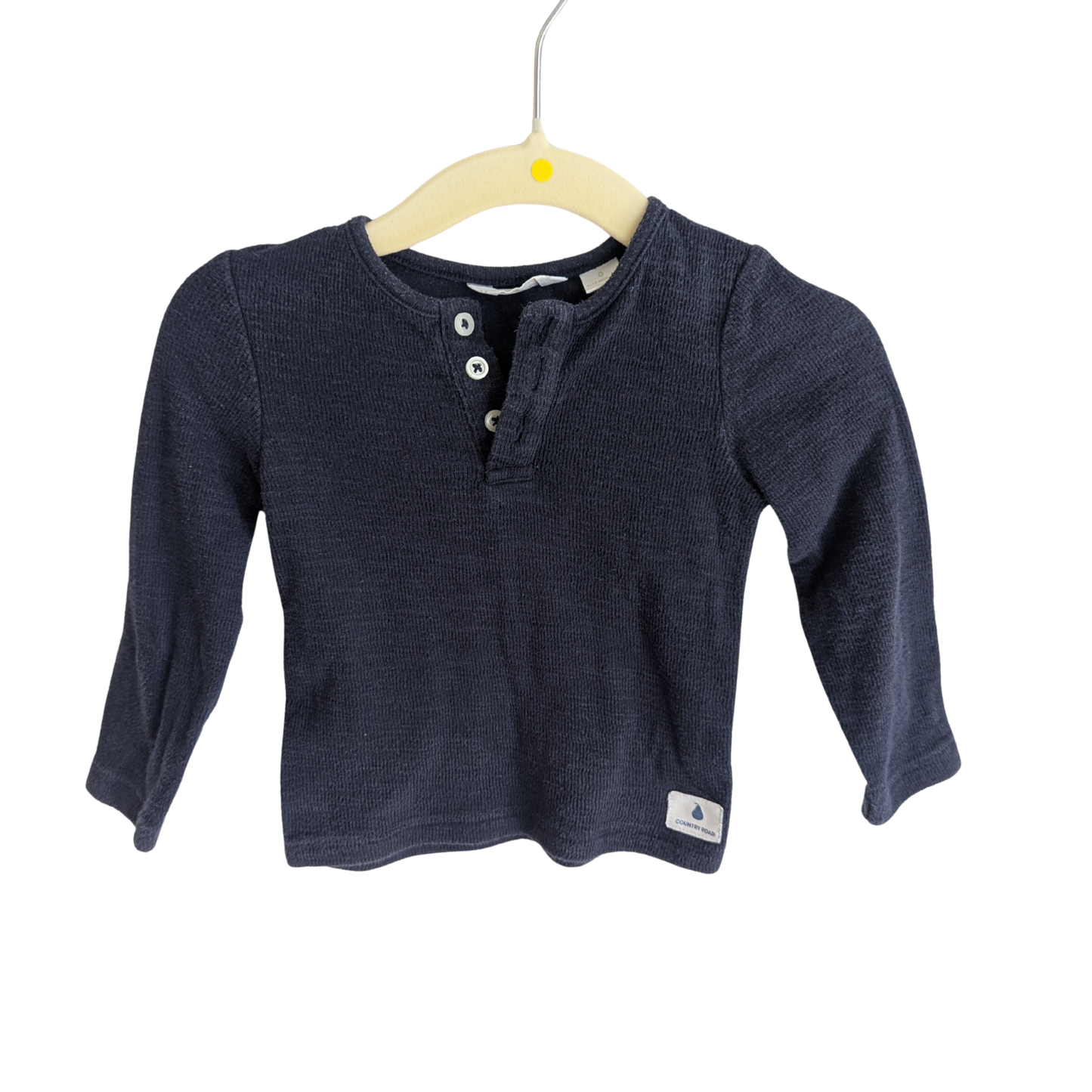 Country Road Long Sleeve Polo, Size 0