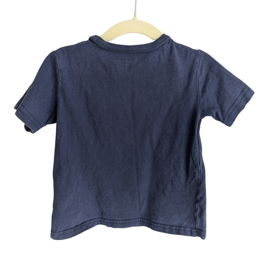 Ralph Lauren Navy Tee, Size 12M