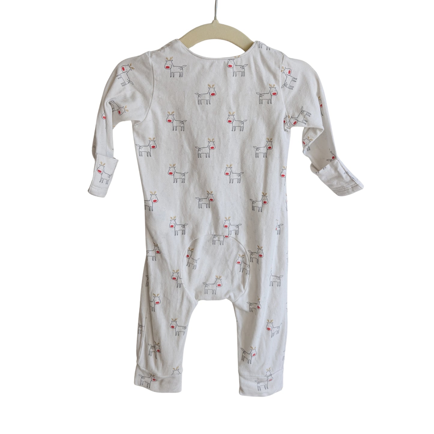 Seed Long Reindeer Christmas Onesie, Size 00