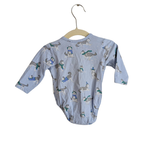 Purebaby Snow Dog Onesie, Size 00