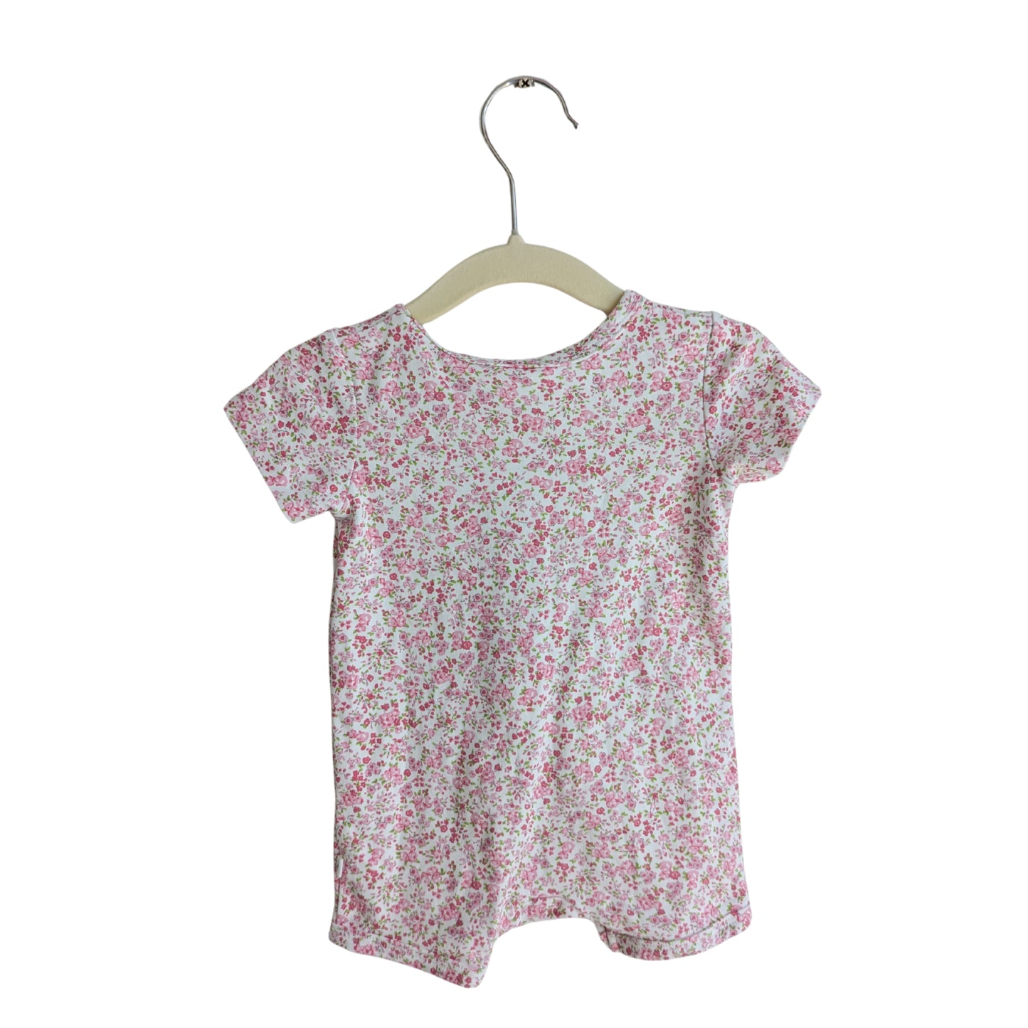 Bebe Pink Floral Bodysuit, Size 00