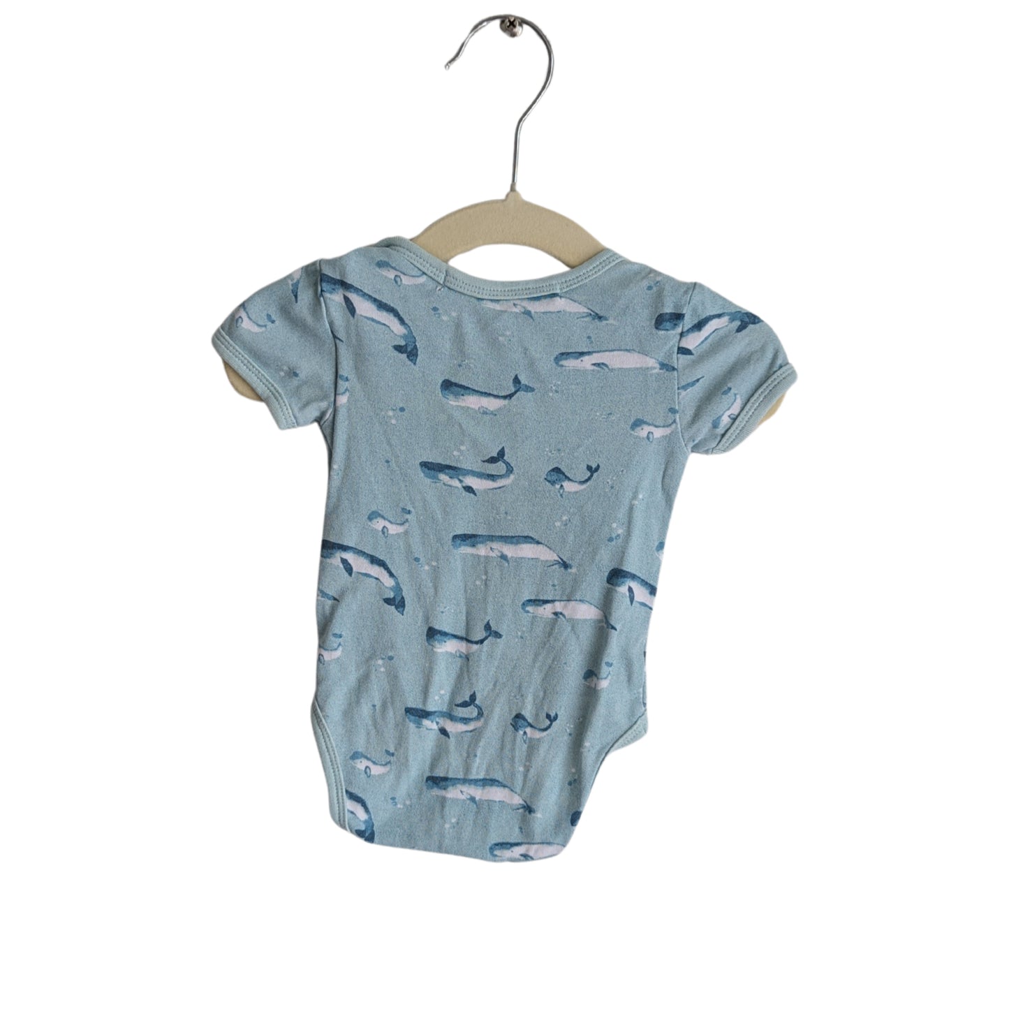 Organic Nights Beluga Whale Bosysuit, Size 000