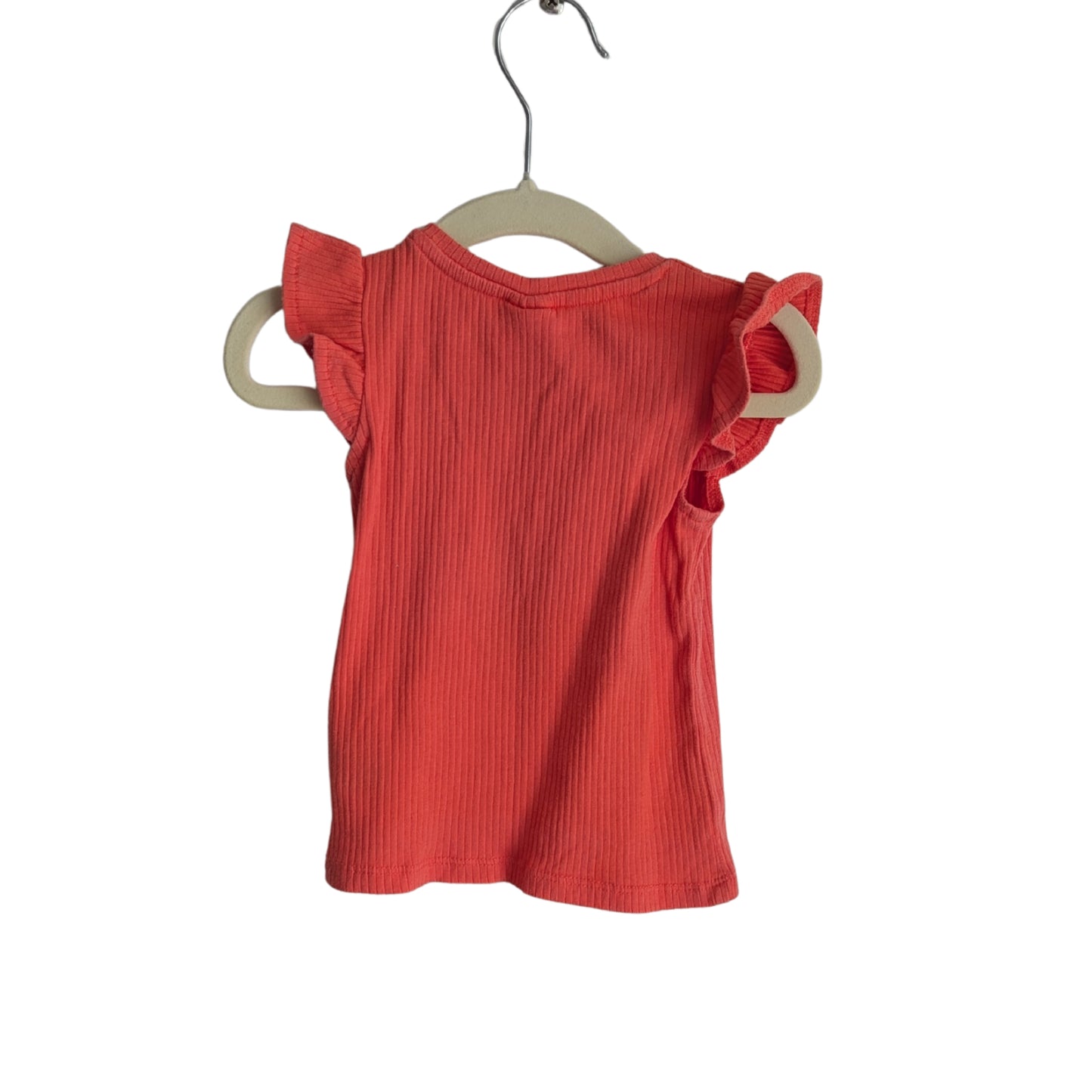 Seed Coral Rib Top, Size 1