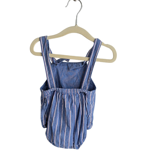 Purebaby Stripe Romper, Size 00