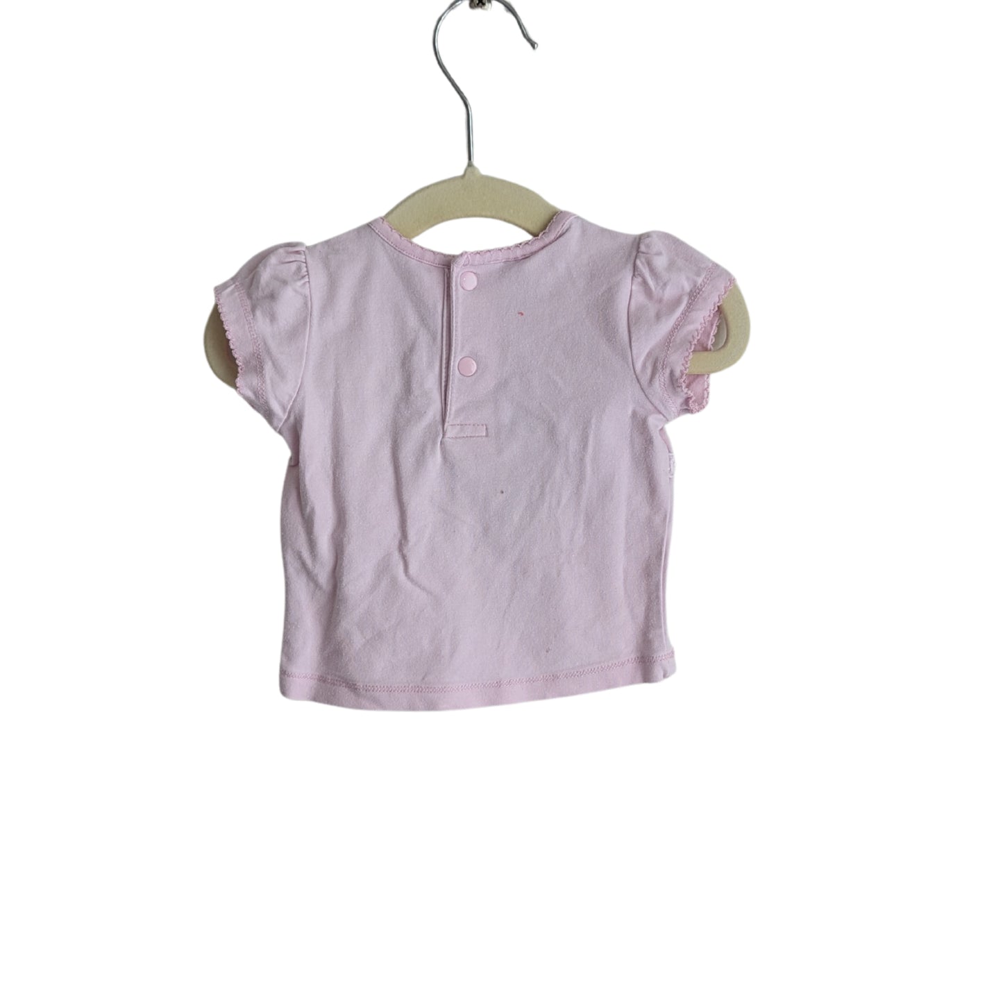 Sprout Pink Bow Top, Size 000