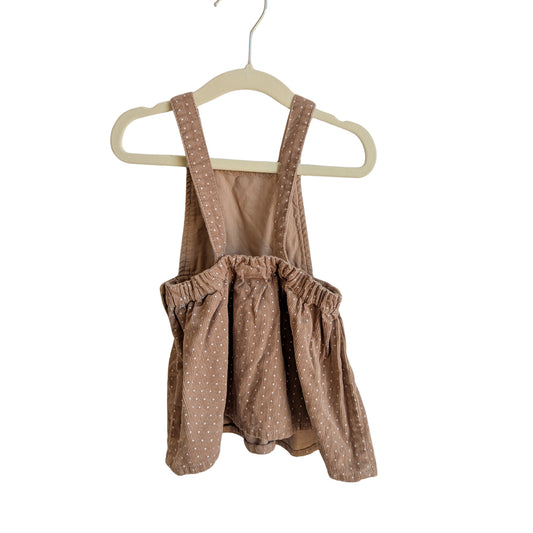 Seed Brown Cord Romper, Size 0