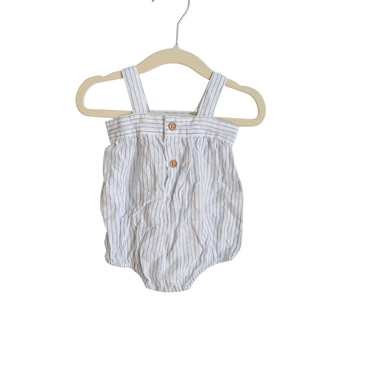 Seed Striped Romper, Size 000