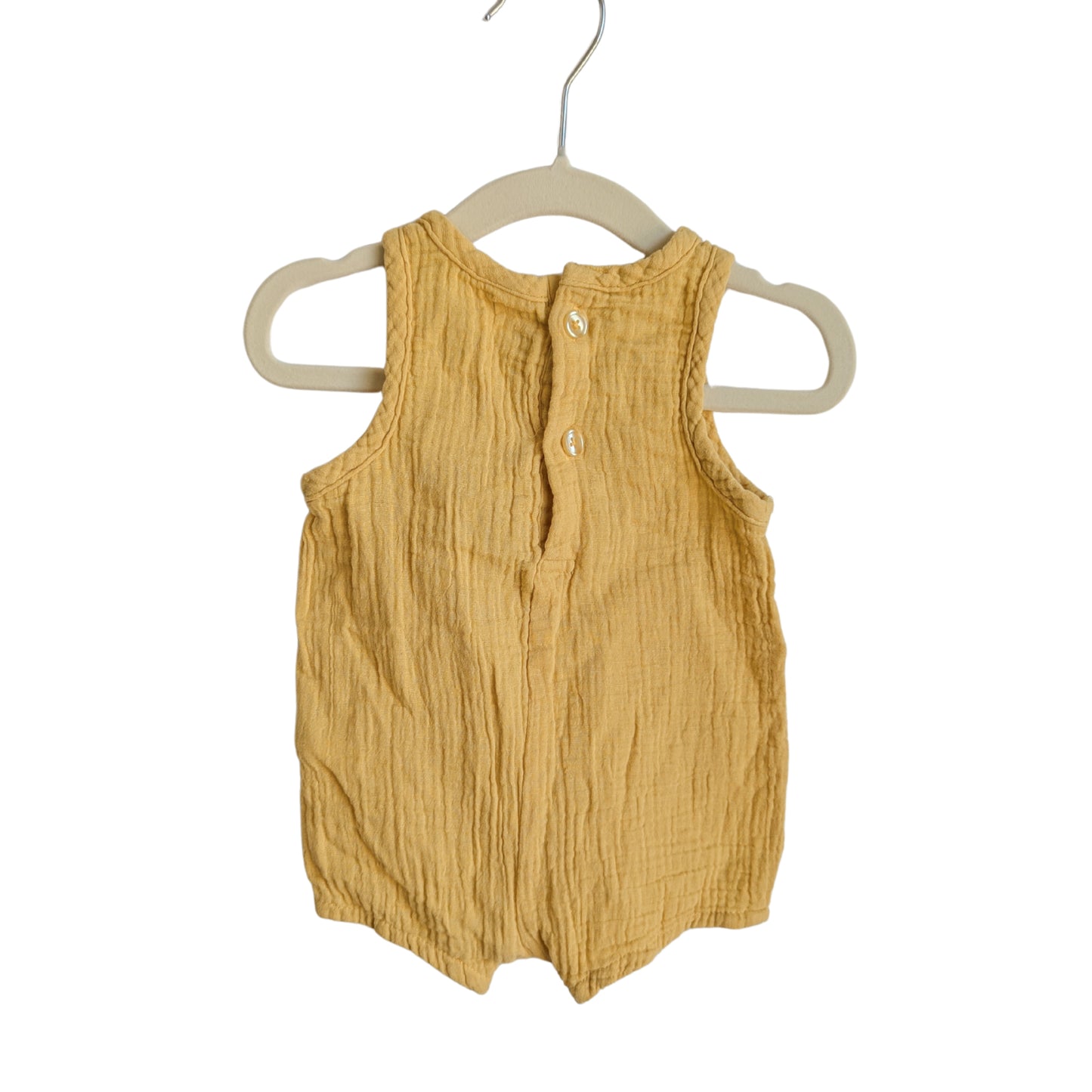 Seed Yellow Romper, Size 000