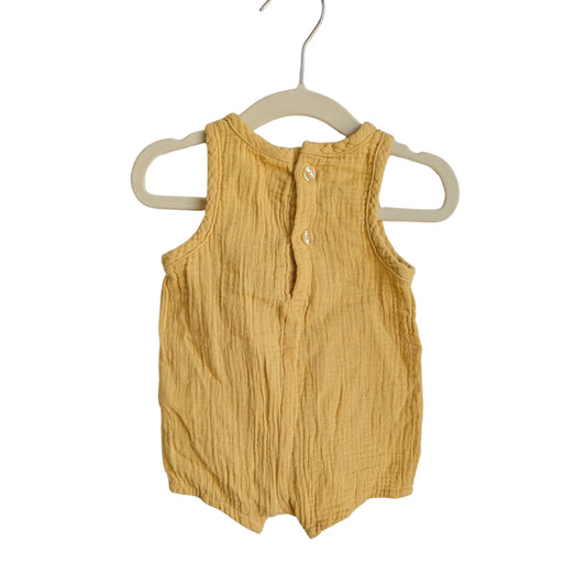 Seed Yellow Romper, Size 000