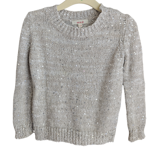 Seed Sequin Sweater, Size 1