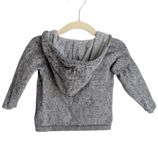 Purebaby Wool Zipper Hoodie, Size 0