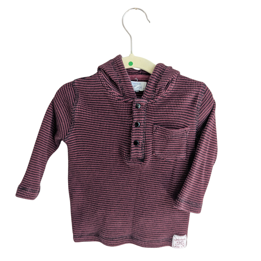 Pumpkin Patch Maroon Stripe Knit, Size 18 Months