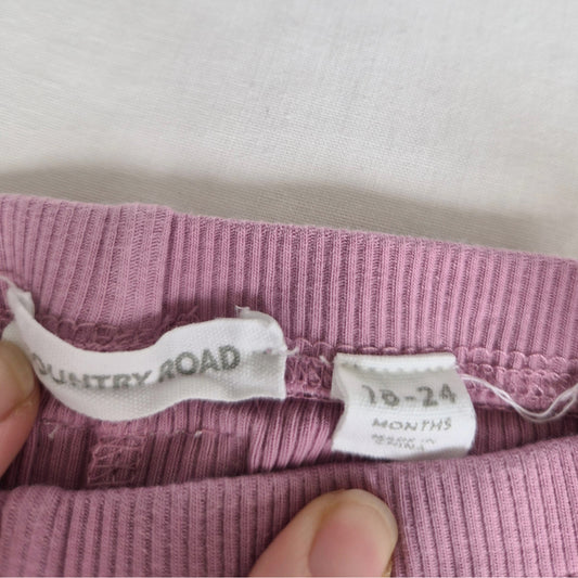 Country Road Purple Leggings, Size 2