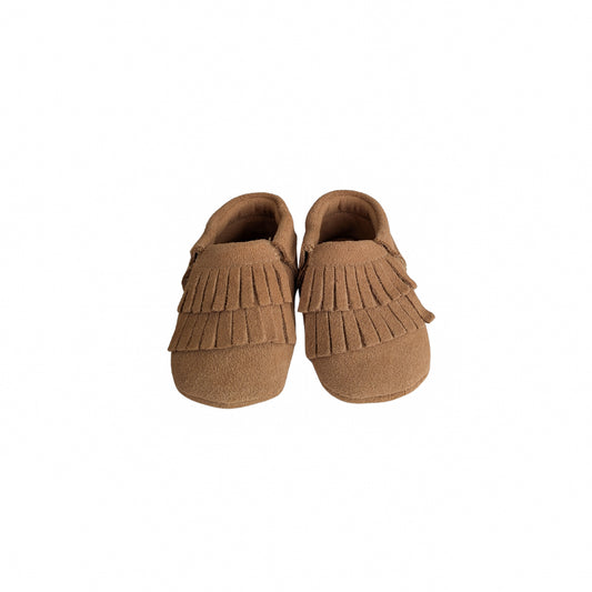 Seed leather slip-on, Size 6-12 Months