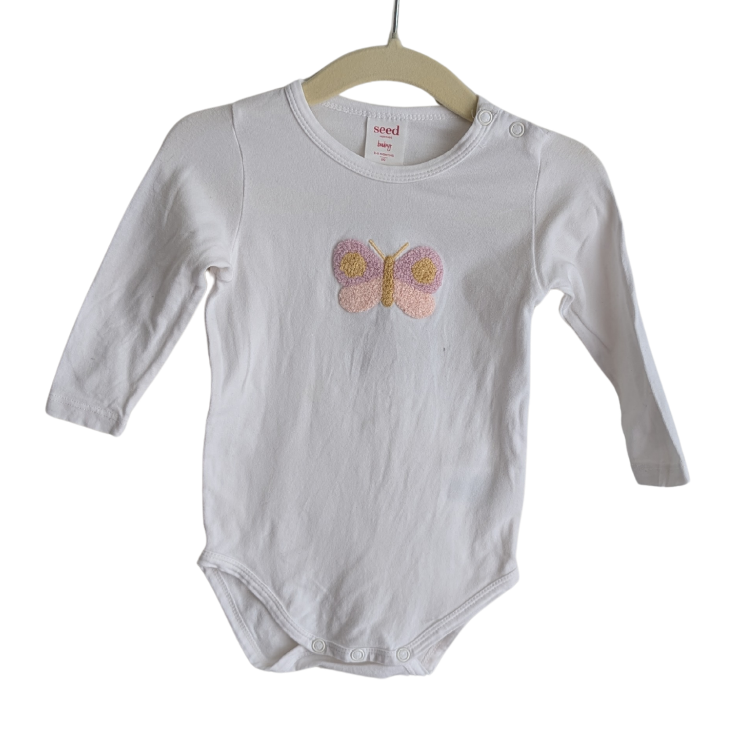 Seed Embroided Butterfly Bodysuit, Size 00