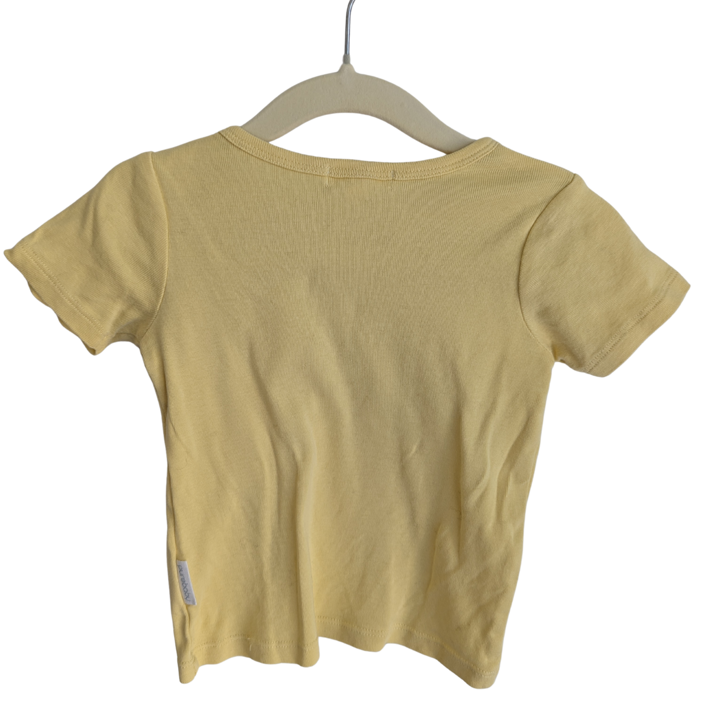 Purebaby Basic Yellow Top, Size 0