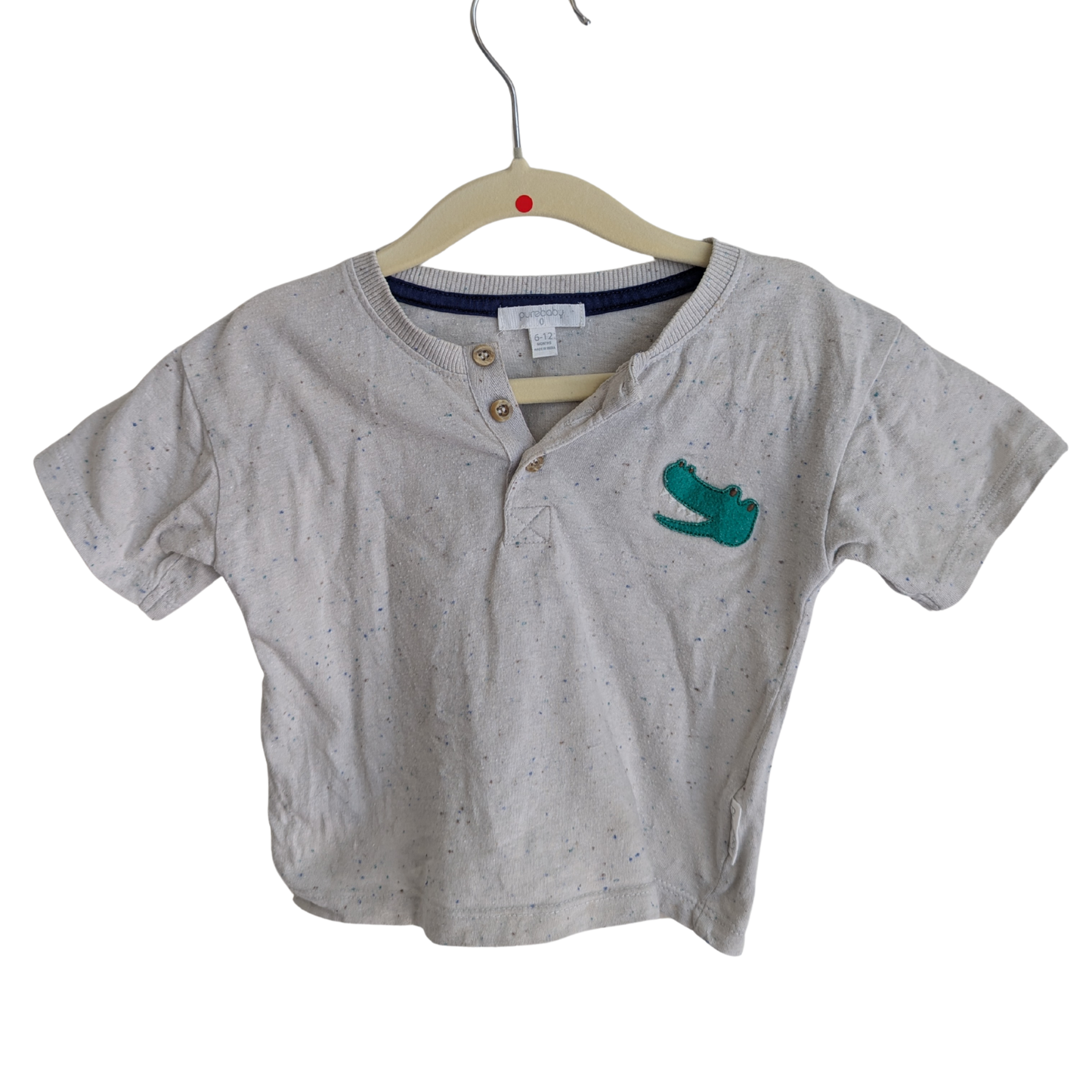 Sprout Grey Crocodile Top, Size 0