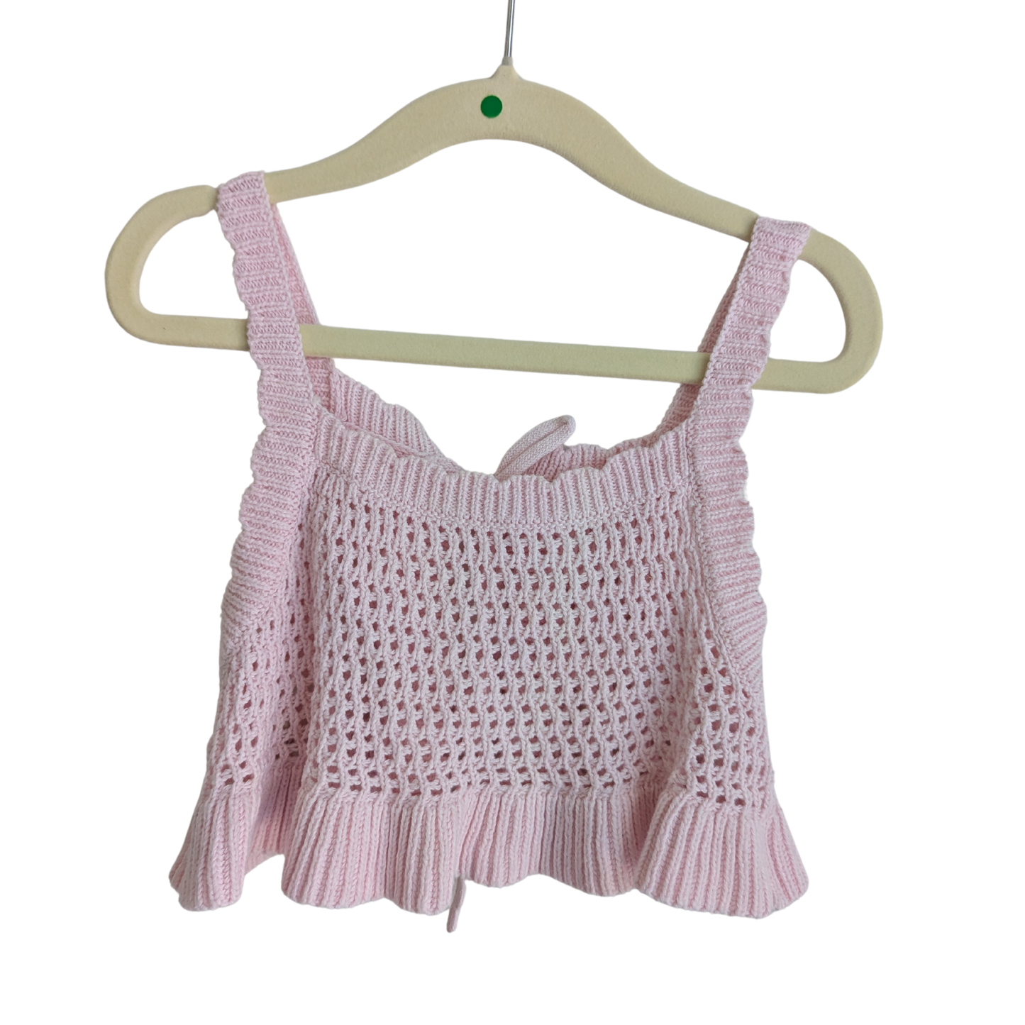 Noni & Co Pink Crochet Top, Size 0