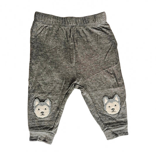 Purebaby Charcoal Teddy Track Pant, Size 00