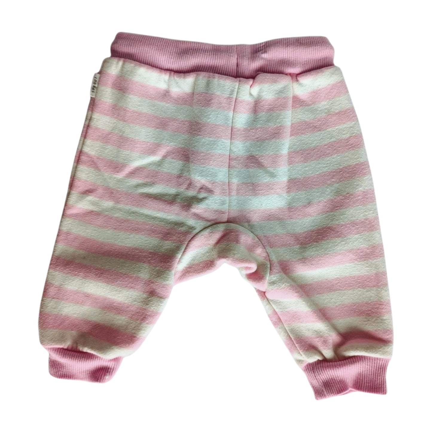 Sprout Pink Stripe Track Pant, Size 000
