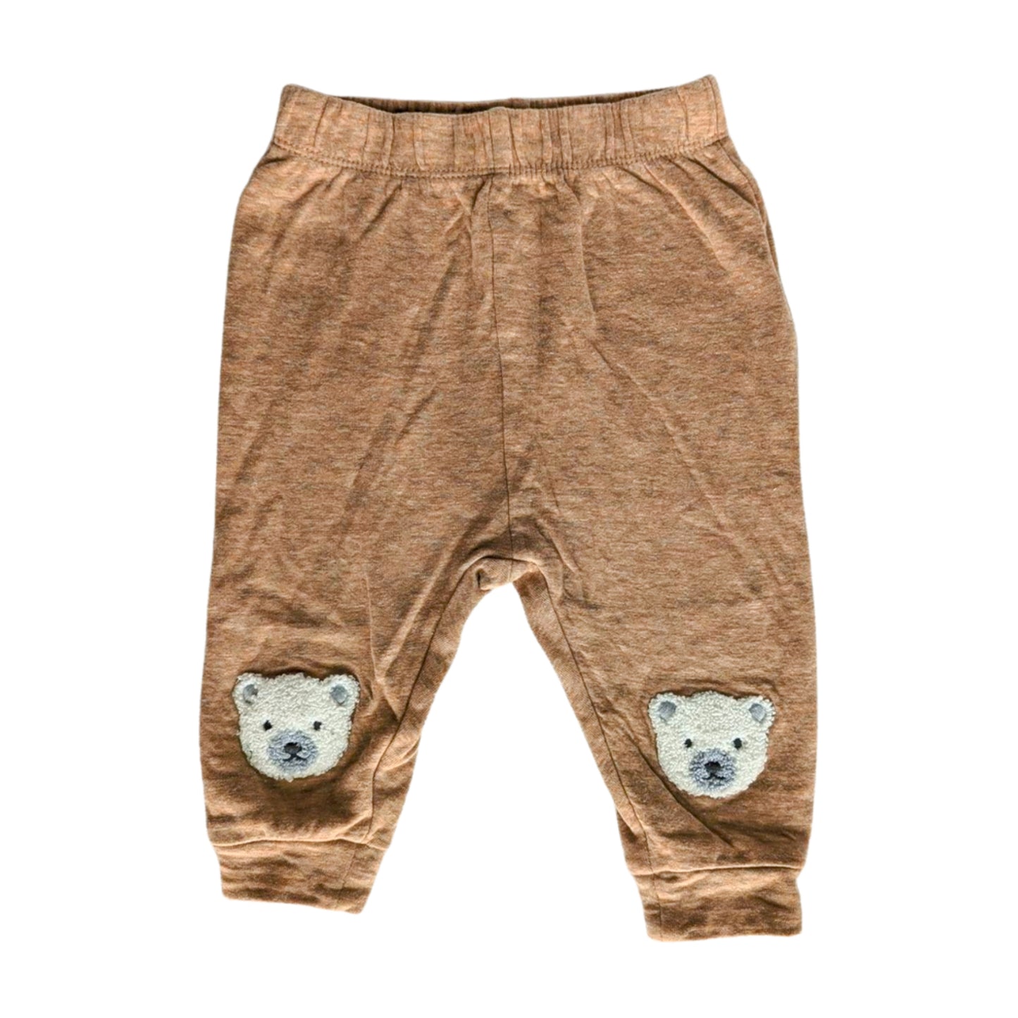 Purebaby Brown Teddy Track Pant, Size 00