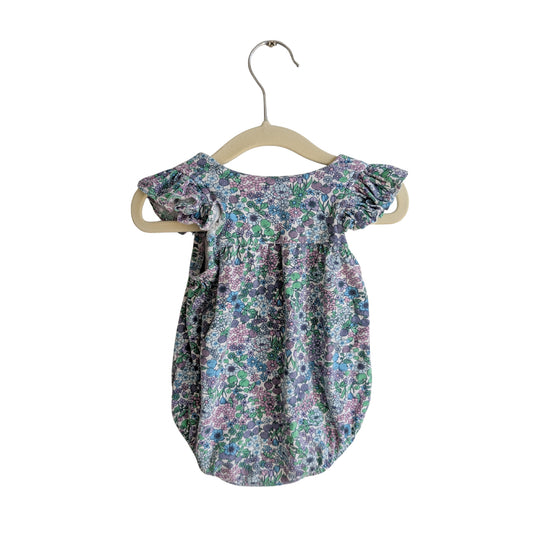Milky Retro Green Romper, Size 0