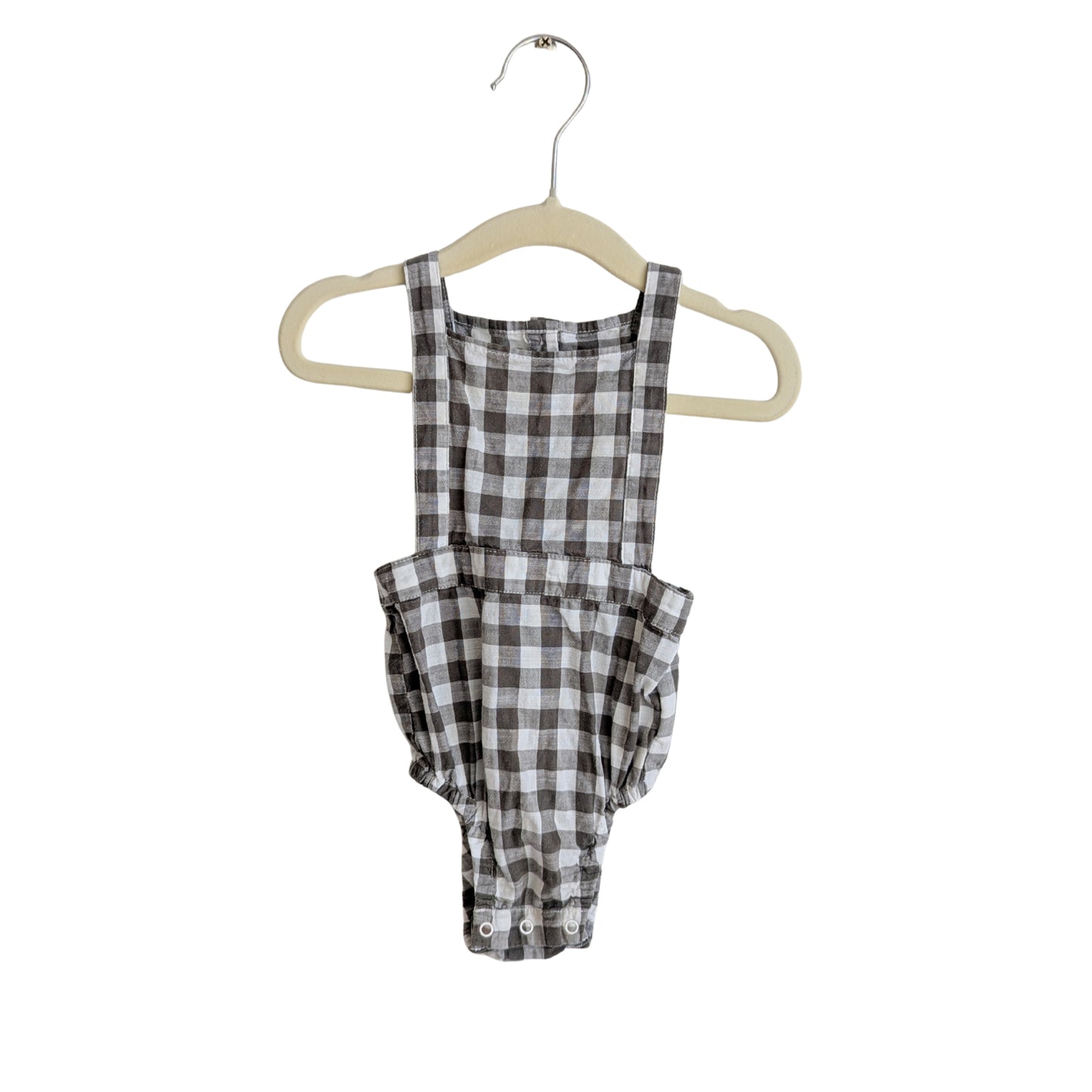 Miann & Co Gingham Romper, Size 0