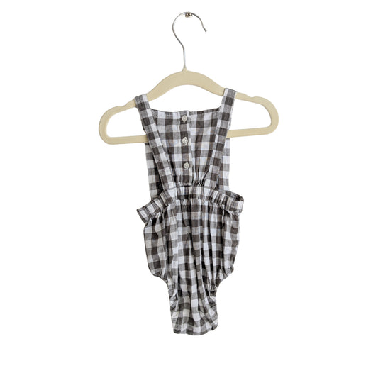 Miann & Co Gingham Romper, Size 0