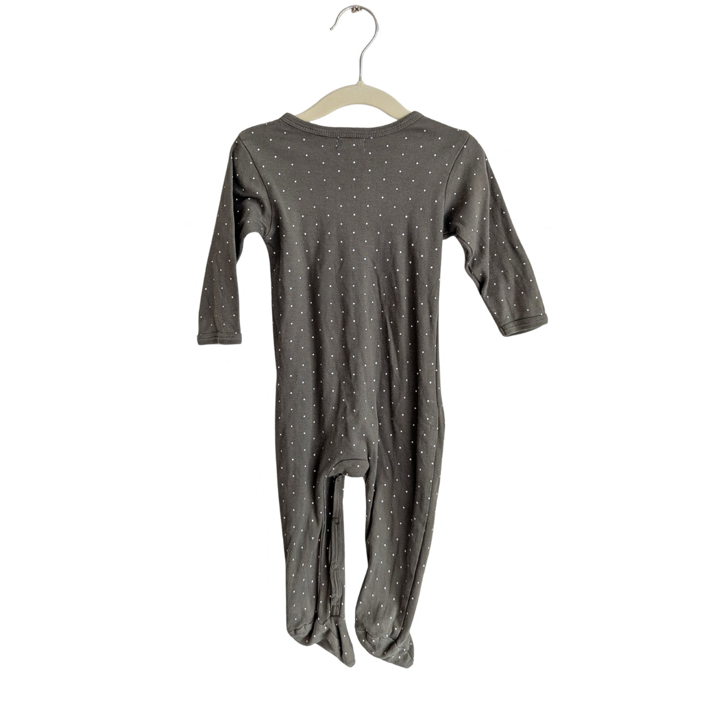 Jamie Kay Long Polka Dot Onesie, Size 1