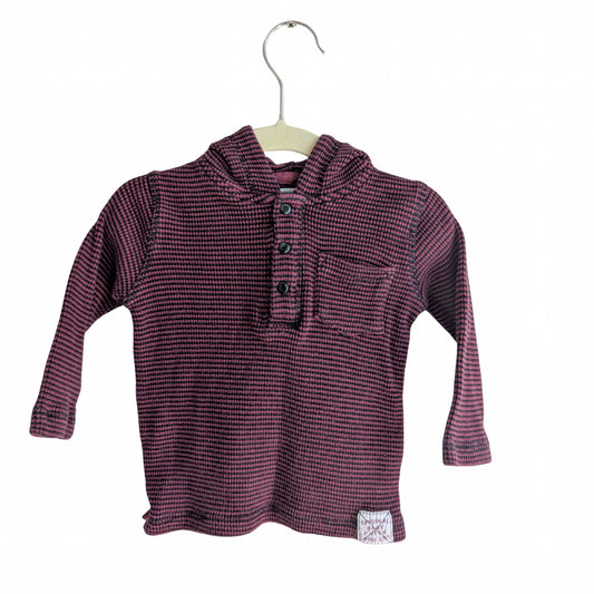 Pumpkin Patch Maroon Stripe Knit, Size 18 Months