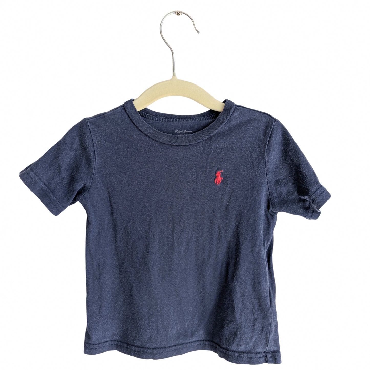 Ralph Lauren Navy Tee, Size 12M