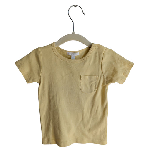 Purebaby Basic Yellow Top, Size 0