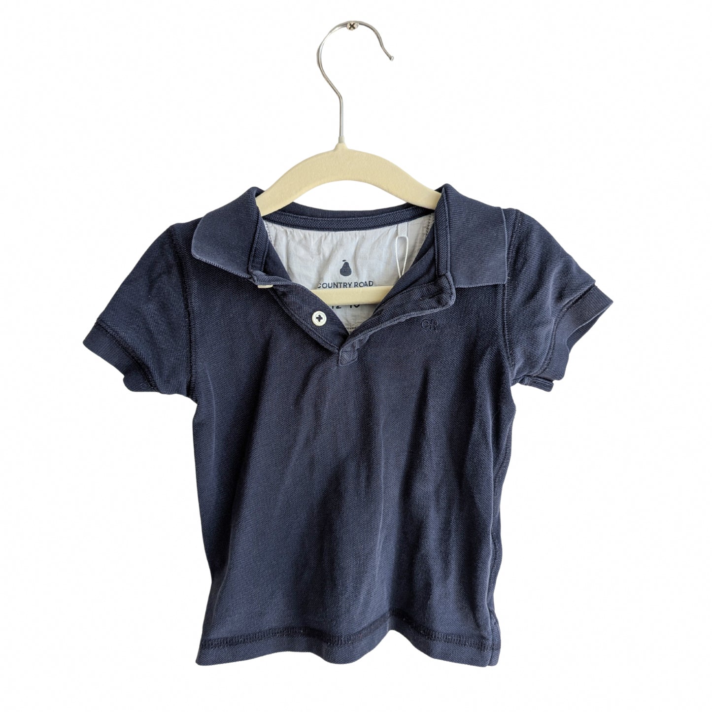 Country Road Navy Polo, Size 12-18M