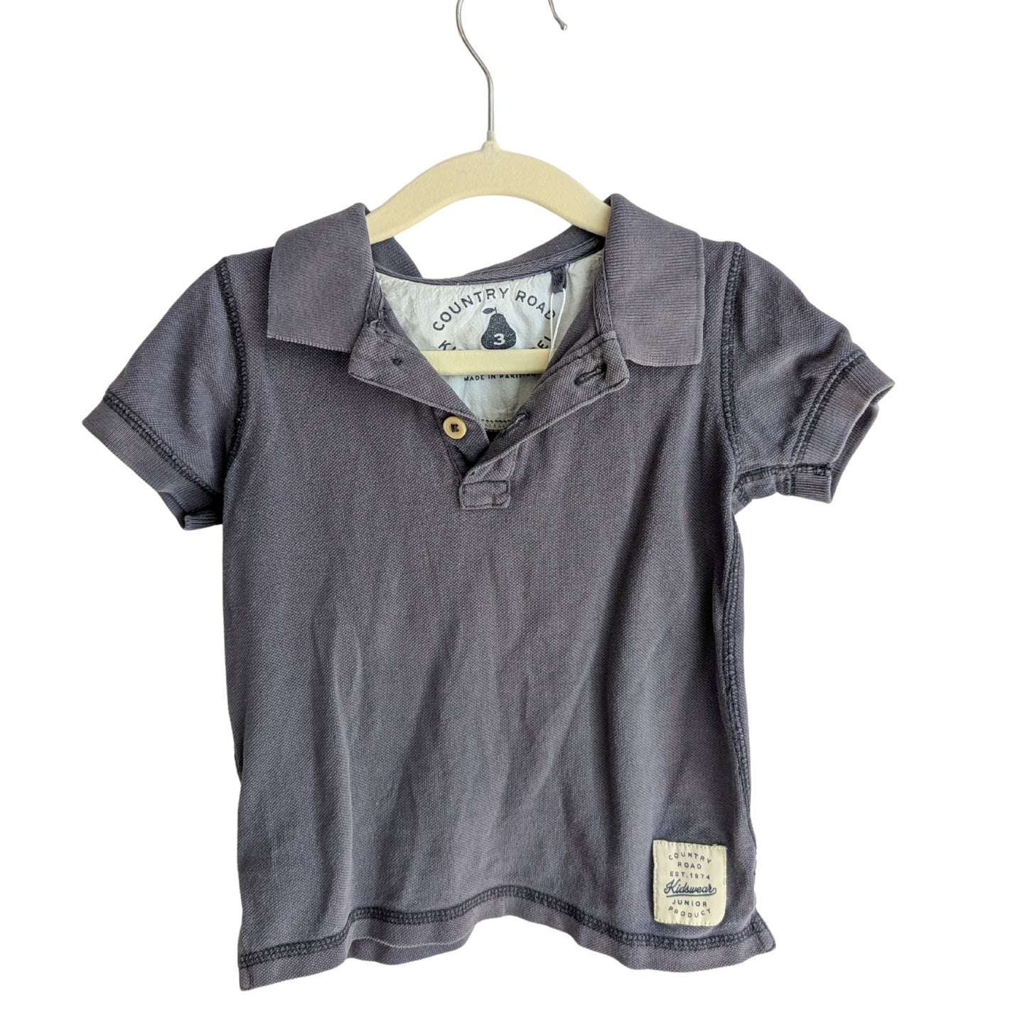 Country Road Distressed Polo, Size 3
