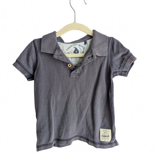 Country Road Distressed Polo, Size 3