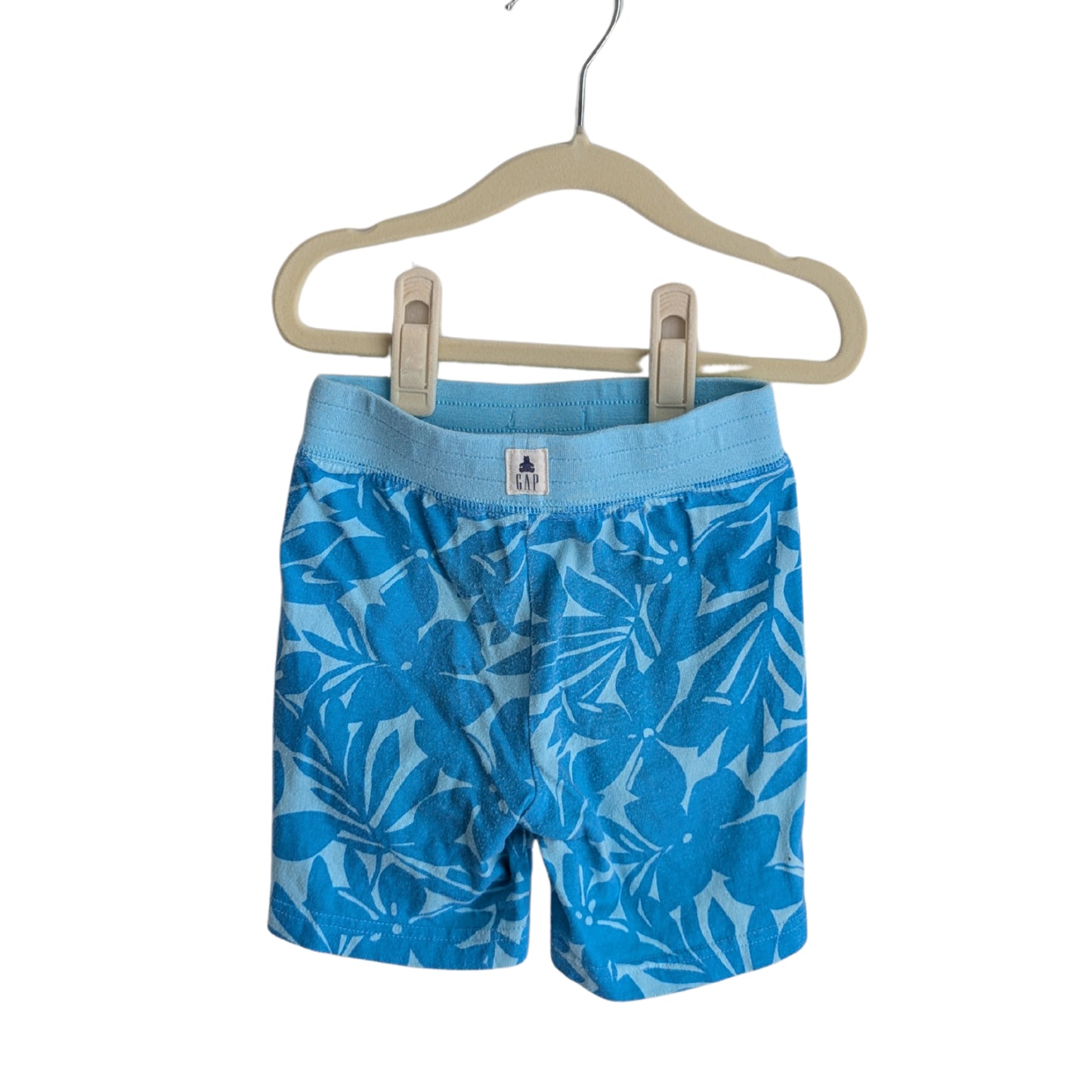 Baby Gap Blue Floral Short, Size 2