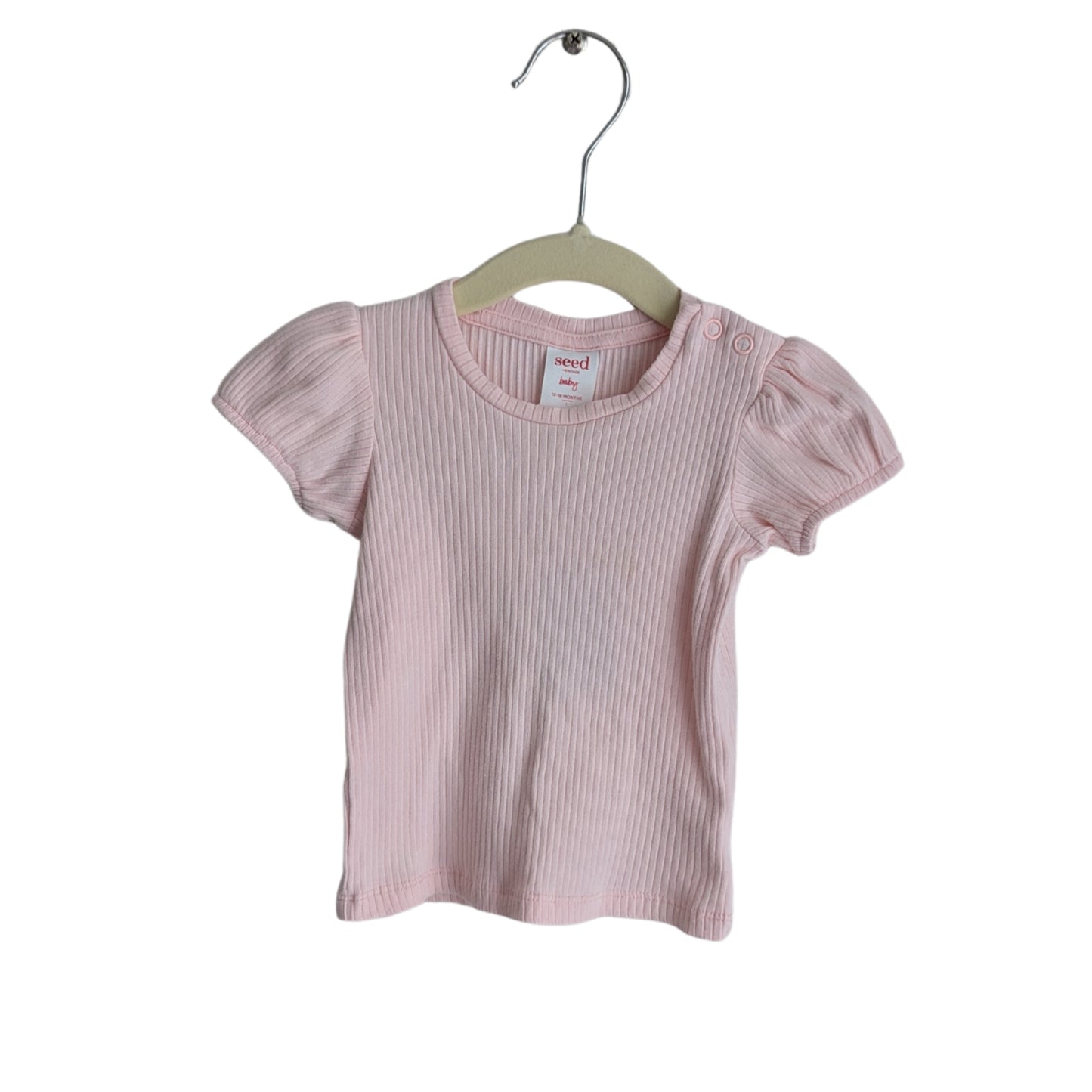 Seed Pink Rib Top, Size 1