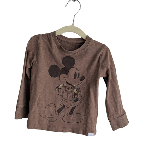 Baby Gap Minnie Mouse Long Sleeve, Size 2