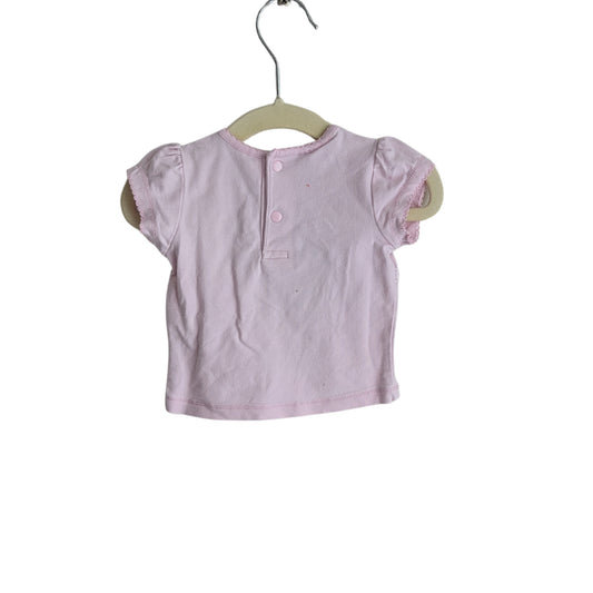 Sprout Pink Bow Top, Size 000