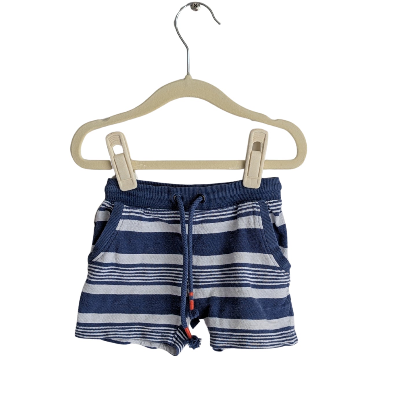 Purebaby Stripe Chilli Shorts, Size 2