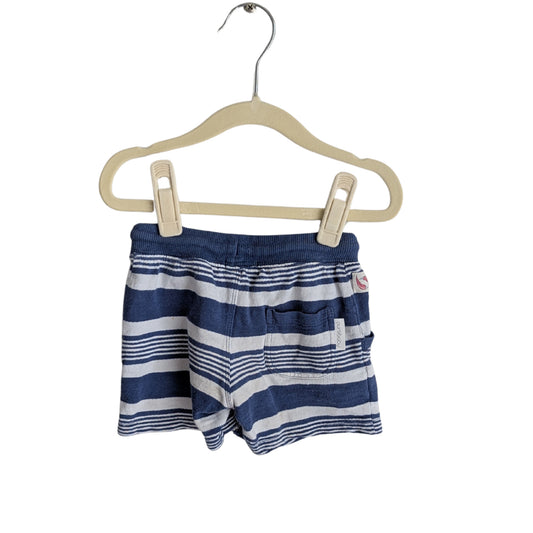 Purebaby Stripe Chilli Shorts, Size 2