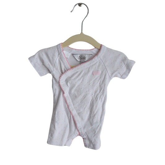 Bebe Pink Dot Bodysuit, Size 0000