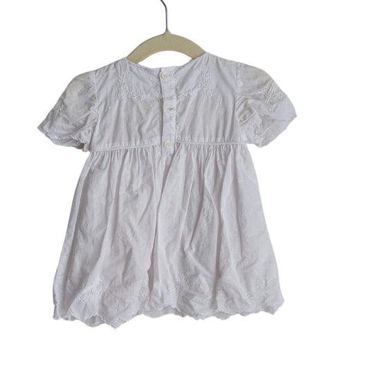 Emma Levine White Embroided Dress, Size 00