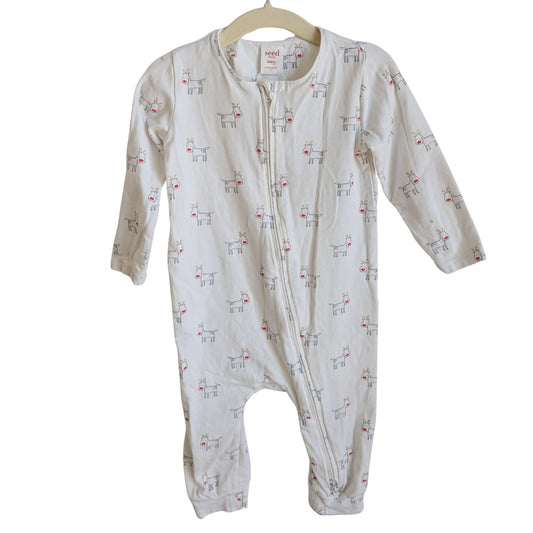 Seed Reindeer Bodysuit, Size 1