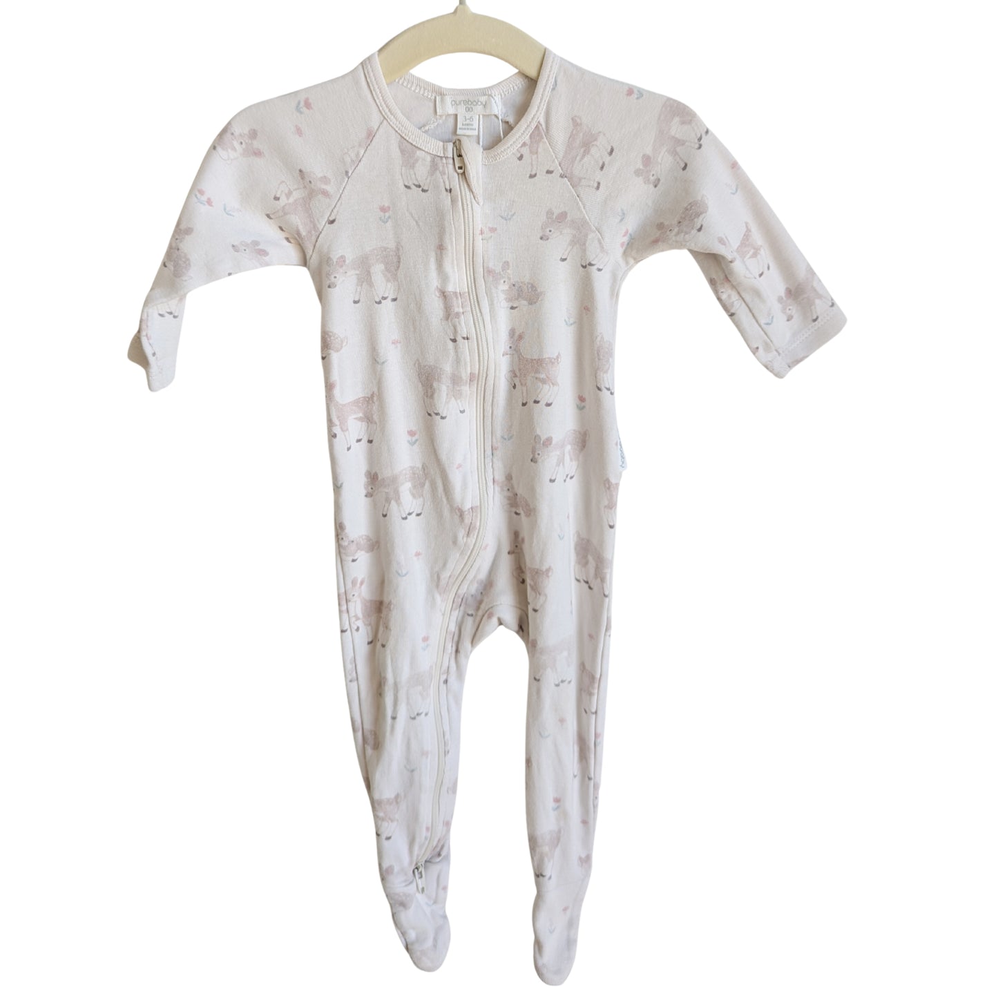 Purebaby Deers Bodysuit, Size 00
