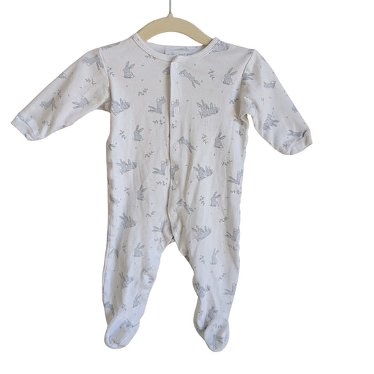 Marquise Button Bunny Onesie, Size 00