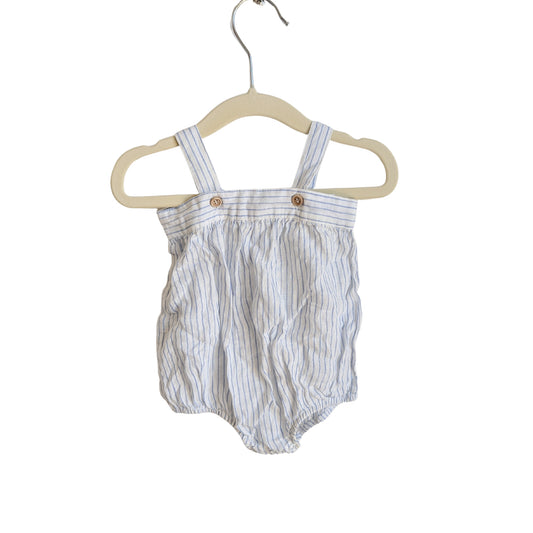 Seed Striped Romper, Size 000