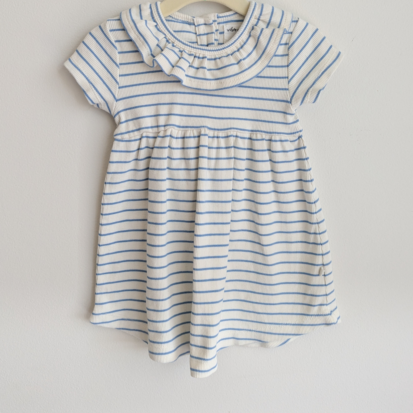 Wilson & Frenchy Blue and White Knit Dress, Size 0