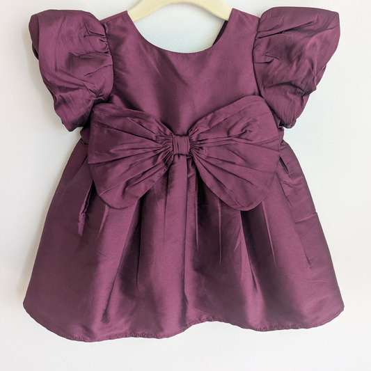 Next Maroon Bow Dress, Size 00