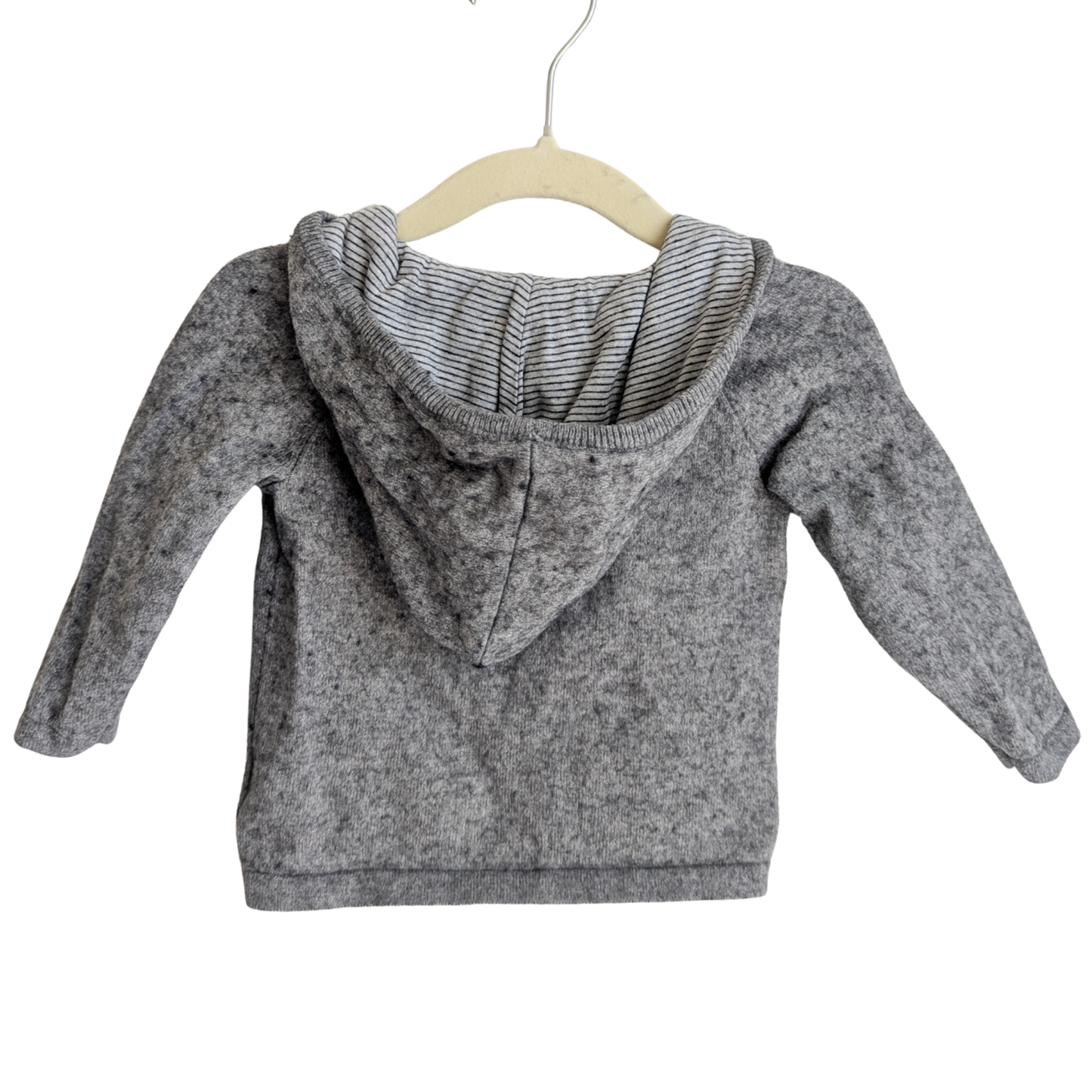 Purebaby Wool Zipper Hoodie, Size 0